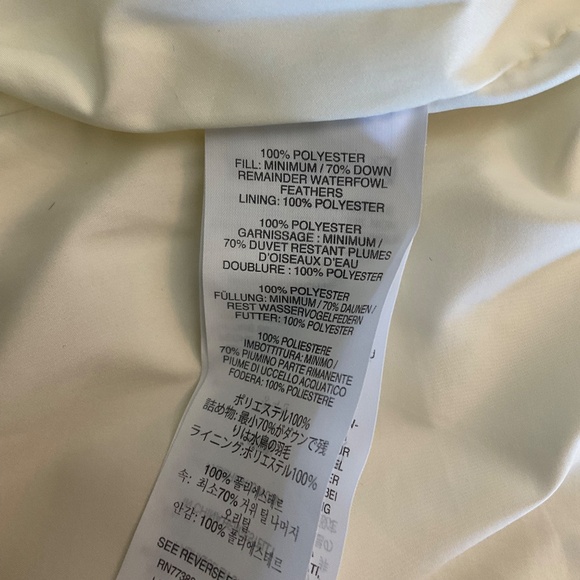 J. CREW Women's Vest Puffer Cream Puffer Quilted Gold Zipper XS - Picture 5 of 16